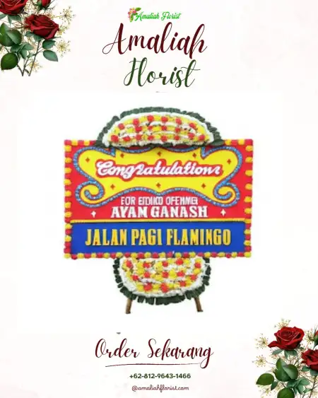 Sewa Papan Bunga Pluneng